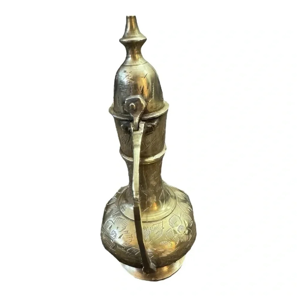 Vintage Brass Tea Kettle - Picture 3 of 11